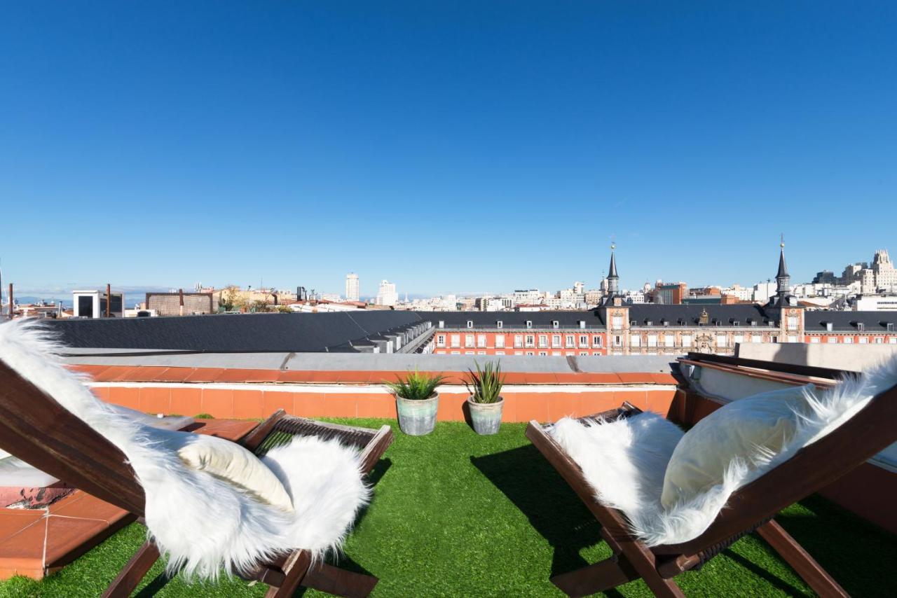 Historic Penthouse Plaza Mayor In Madrid Luaran gambar